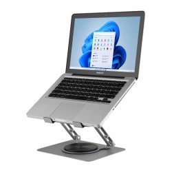 Laptop Stand Folding Lift Cooling Base Desktop Tablet Portable  Adjustable Bracket Compatible With All Notebook Sliver